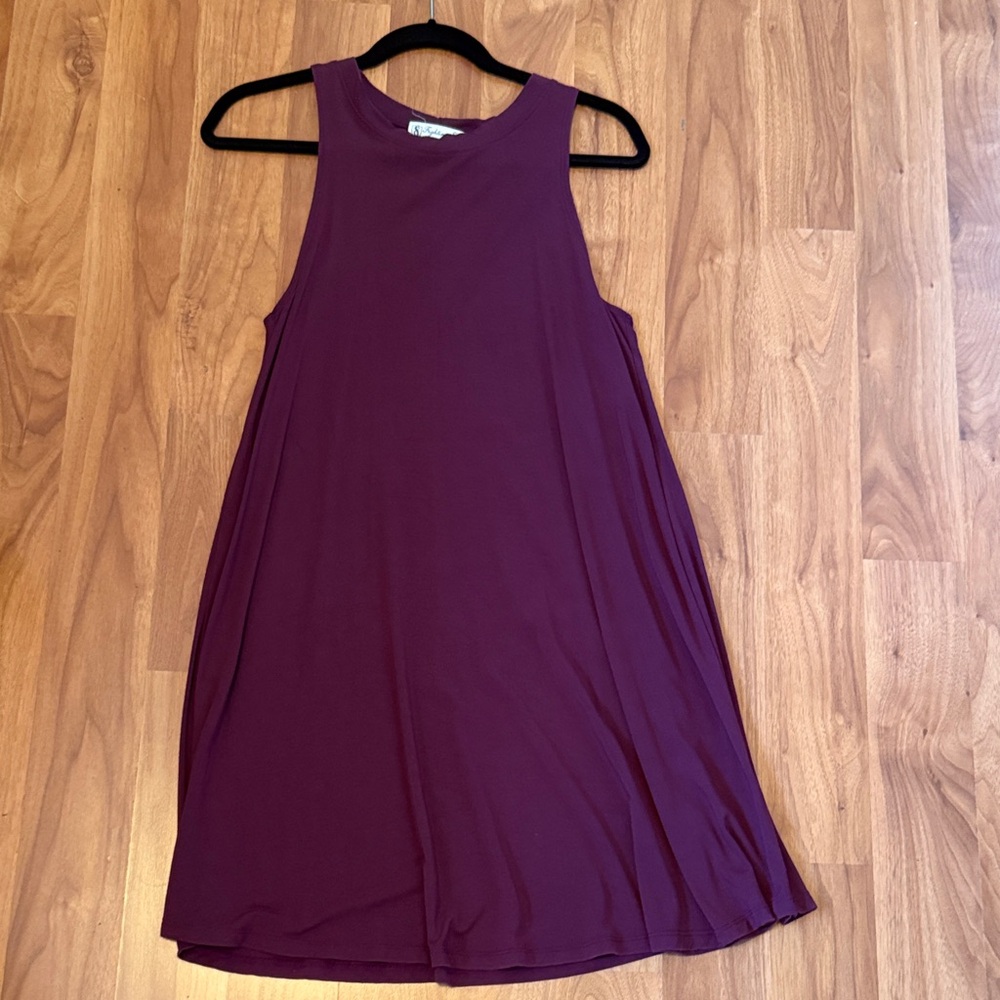 Fighting Eel Rich Burgundy Dress